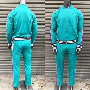 Men’s Fila Teal | Purple | White | Navy Tracksuit